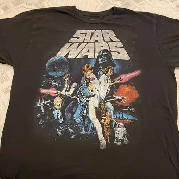 Mens black Star Wars T-shirt, size Great condition
